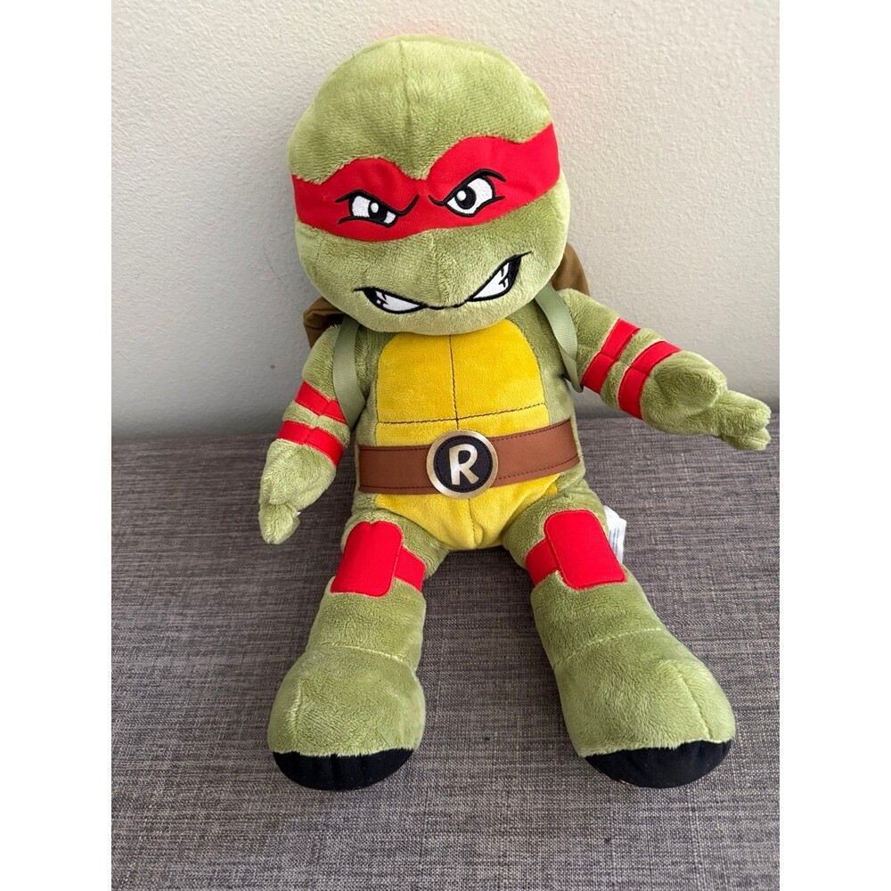 Build A Bear Raphael Teenage Mutant Ninja Turtles Plush 16" *Read*